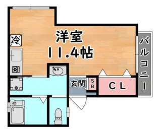 第3湊川マンション【2階】の間取り