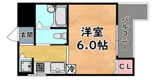 1Kの間取り画像