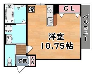 pista赤坂通(ピスタ赤坂通)【1階】の間取り