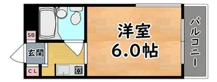1Kの間取り画像