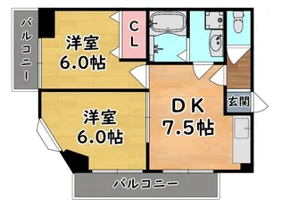 山根ビル【3階】の間取り