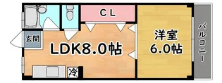 三山マンション【3階】の間取り