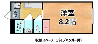 サンハイム六甲【1階】の間取り