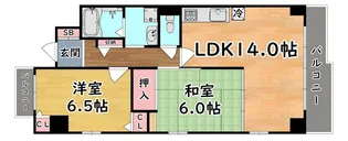 プリメーラリヨン【1階】の間取り