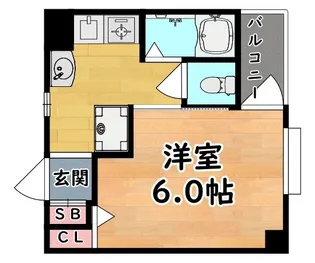 シャトレ六甲【2階】の間取り