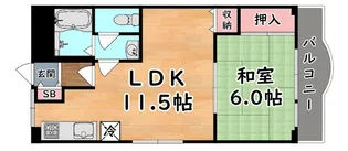 リアライズ御影【3階】の間取り