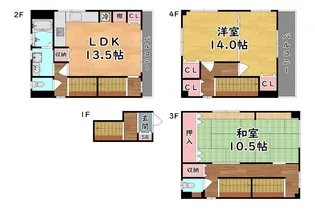 エルパラッツォ住吉宮町【2階】の間取り