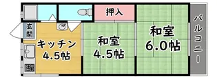 めぞんかもめ【2階】の間取り