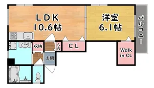 メゾンKNS【2階】の間取り