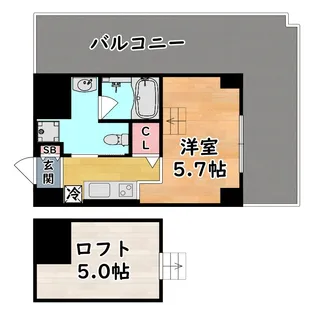 PH5【7階】の間取り