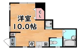 高羽ロッジ【1階】の間取り