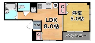 ケイズポイント【2階】の間取り