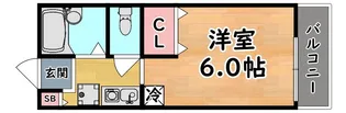 レオパレス天城【2階】の間取り