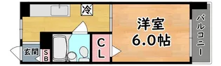 1Kの間取り画像