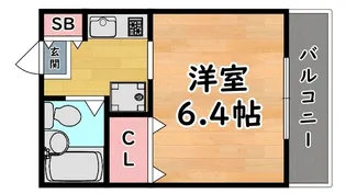 アバントコート大石東町【3階】の間取り