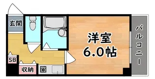 アークコート御影【2階】の間取り