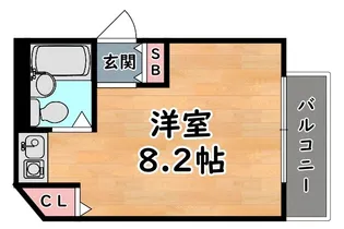 グランドール御影【3階】の間取り