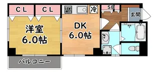 パークコート六甲【4階】の間取り