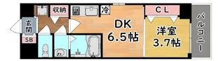 セラフィア神戸御影塚町【8階】の間取り