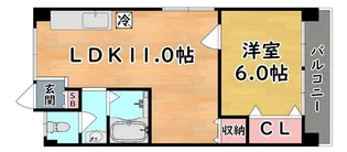 アーバン六甲【4階】の間取り