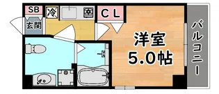 サンハウス御影本町【3階】の間取り