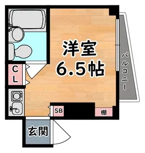 ジュネス六甲道【4階】の間取り