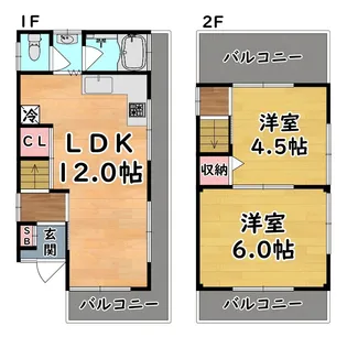兵庫県神戸市灘区天城通1丁目【一戸建】の間取り