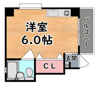 ダイドーメゾン御影VI【4階】の間取り