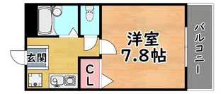 ラフィーヌ六甲【4階】の間取り