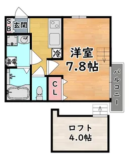 KTIレジデンス魚崎【2階】の間取り