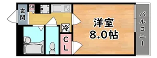 レオネクスト御影本町【3階】の間取り
