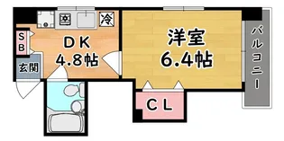 メインステージ弓木町【3階】の間取り