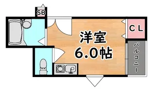 篠原シャレー【2階】の間取り