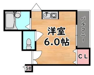 篠原シャレー【3階】の間取り