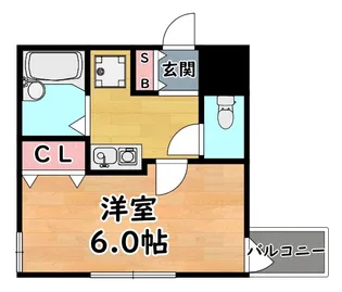 クラウンハウス【2階】の間取り