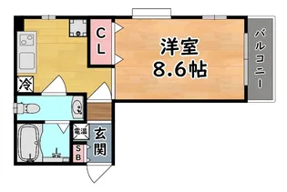 ハイグレード甲南【3階】の間取り