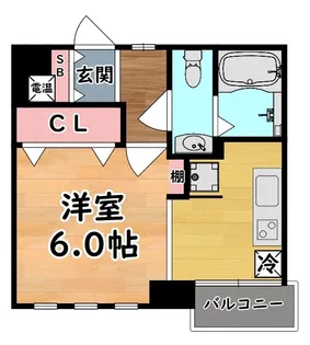 ハイグレード甲南【2階】の間取り