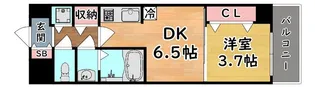 セラフィア神戸御影塚町【8階】の間取り