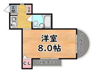 シティライフ桜ヶ丘【2階】の間取り