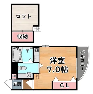 エルパセオ篠原南【3階】の間取り