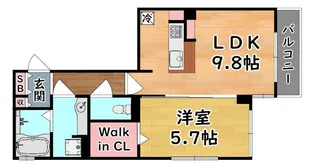 六甲コルン【3階】の間取り
