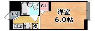 スカイパレス住吉【2階】の間取り