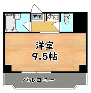 三景マンション【1階】の間取り