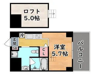 PH5【7階】の間取り