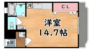 大森マンション【5階】の間取り
