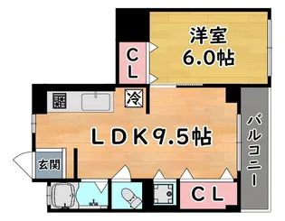 ジ・アークス王子公園【7階】の間取り