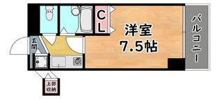 ジュネス六甲1【5階】の間取り