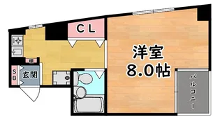 アクティ王子公園【4階】の間取り