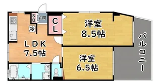 サンビルダー六甲山ノ手II【3階】の間取り