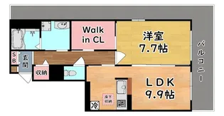 グリーンハイム城ノ下【1階】の間取り